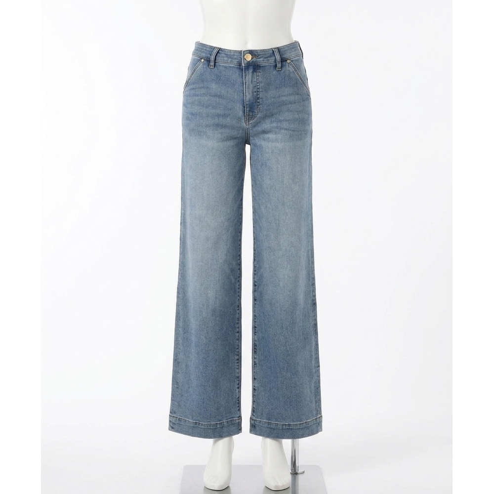 NEW KUT FROM THE KLOTH jodi high rise wide leg jeans in vital